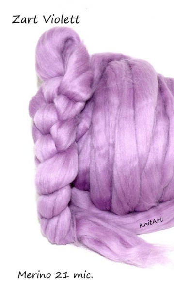 Merino Uni 21 mic, Zart Violett